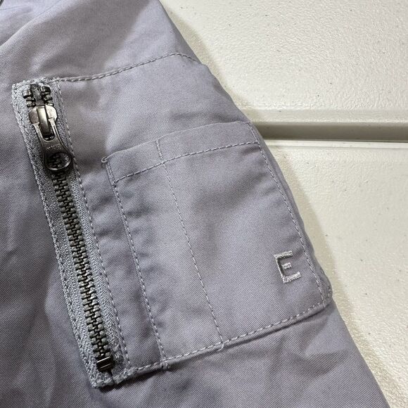 Everlane Uniform The Bomber Jacket Men M Lilac Purple Full Zip Magnetic Pocket - Picture 3 of 11